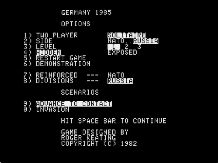 Germany 1985 screenshot 2 of 3