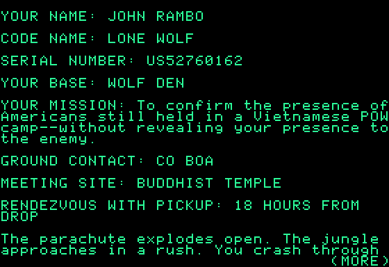 Rambo: First Blood Part II screenshot 3 of 5