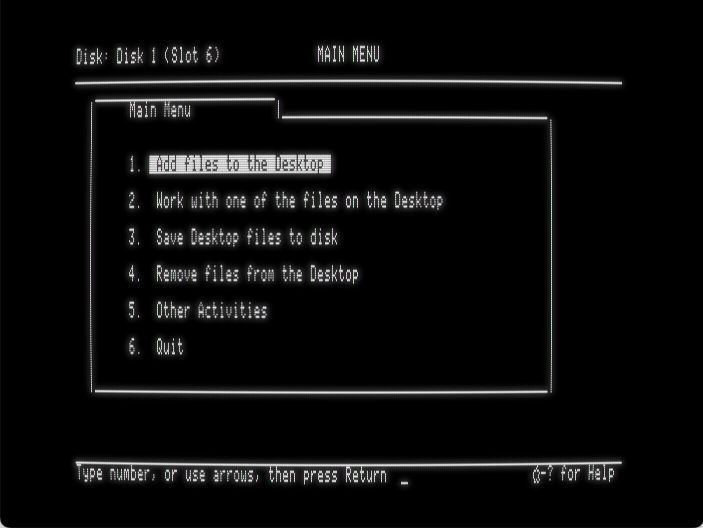 AppleWorks screenshot 2 of 3