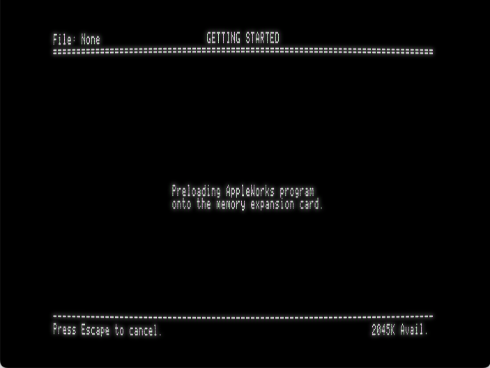 AppleWorks screenshot 2 of 4