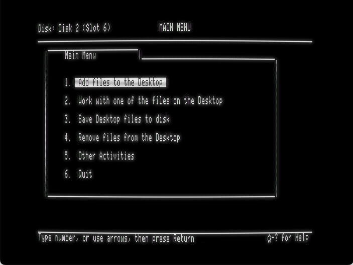 AppleWorks screenshot 3 of 4