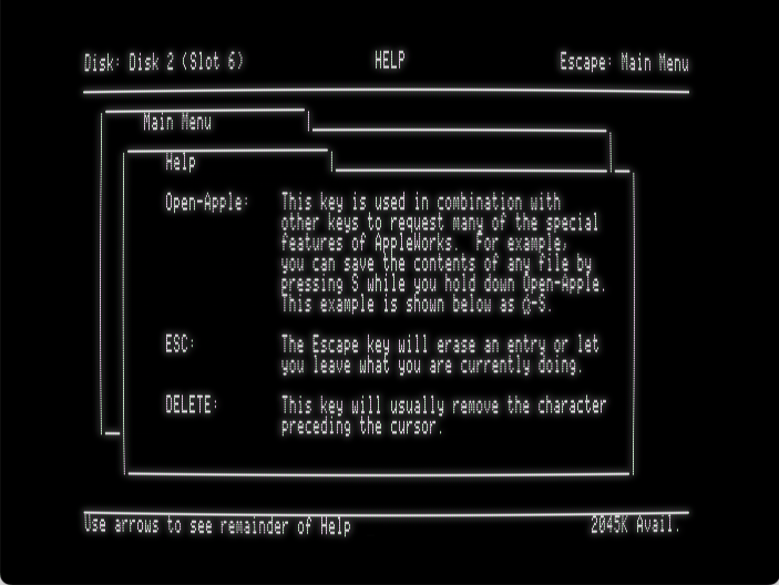 AppleWorks screenshot 4 of 4