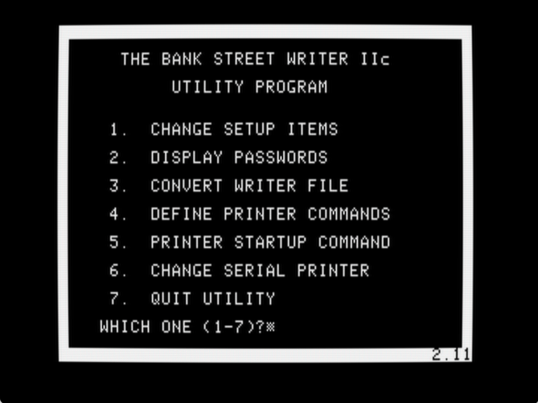 The Bank Street Writer IIc screenshot 3 of 3