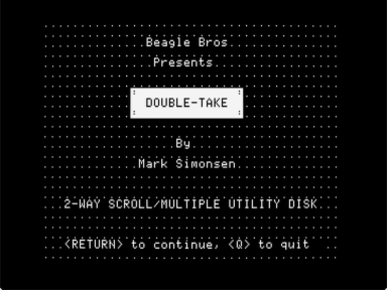 Double-Take screenshot 1 of 3
