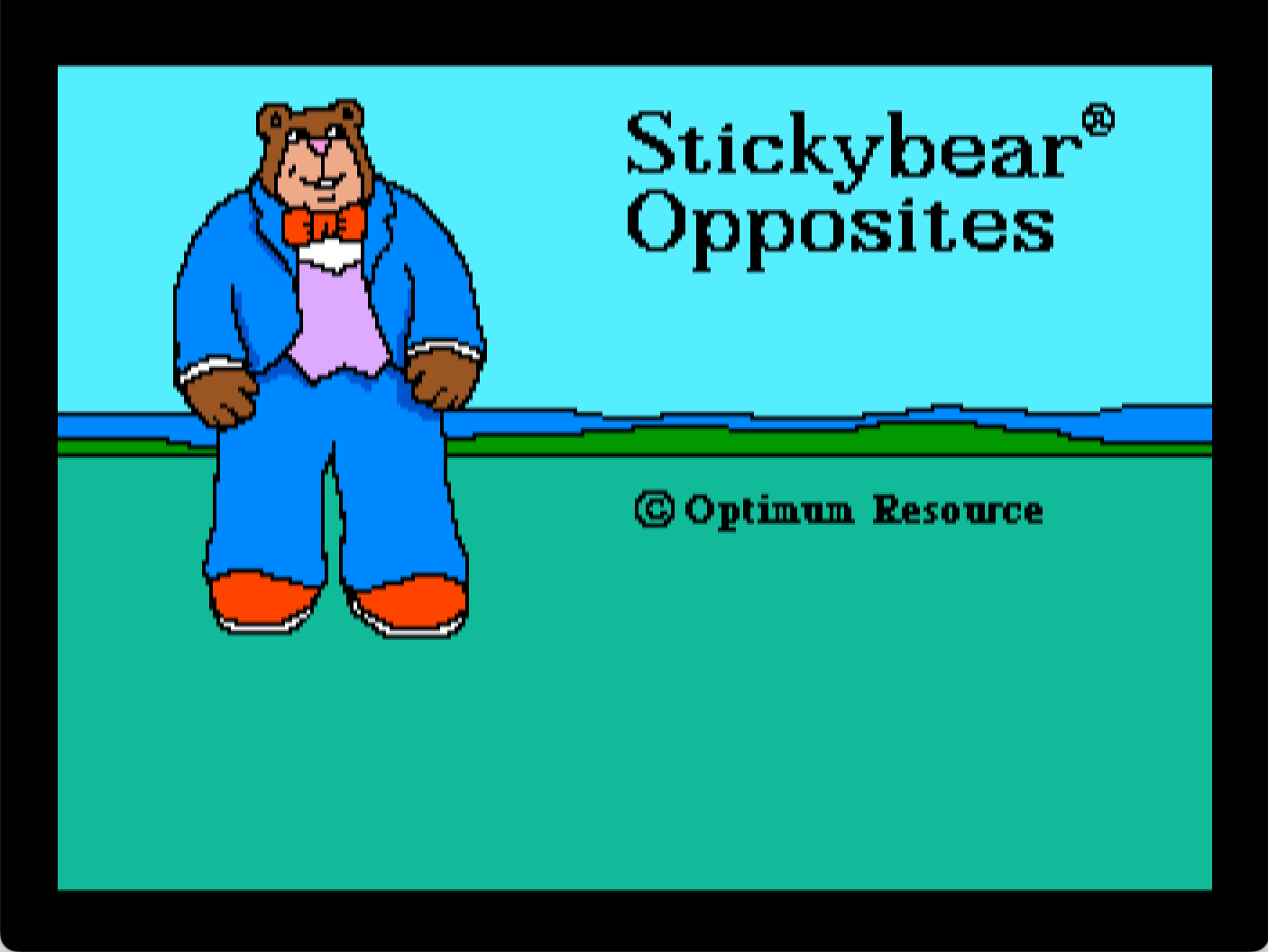 The New Talking Stickybear Opposites screenshot 1 of 3