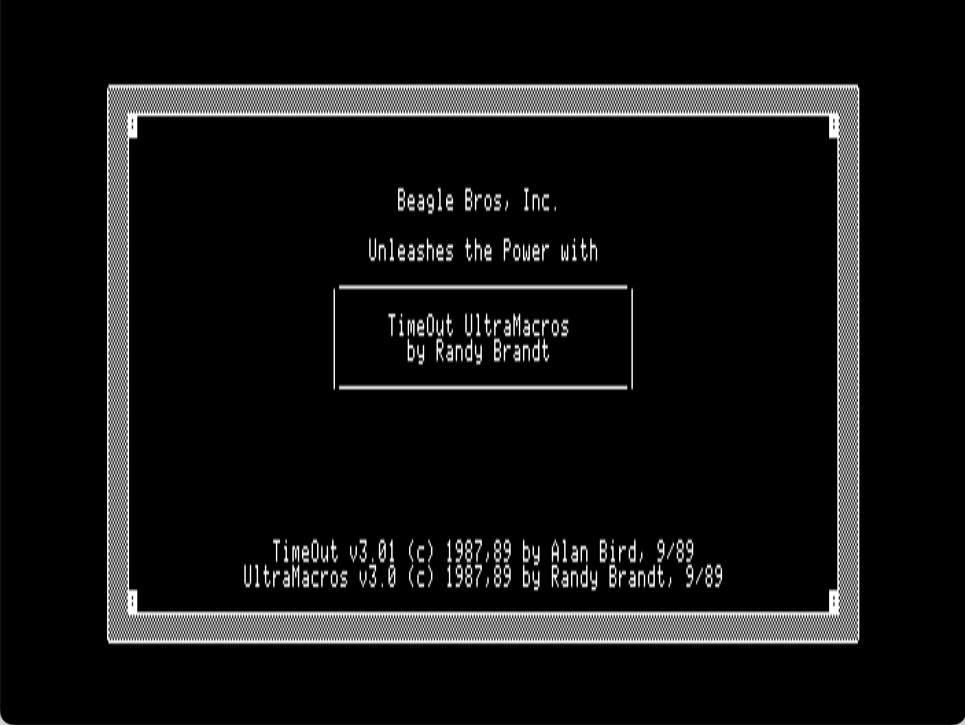 TimeOut UltraMacros
