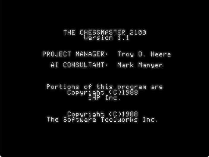 The Fidelity Chessmaster 2100 screenshot 6 of 6