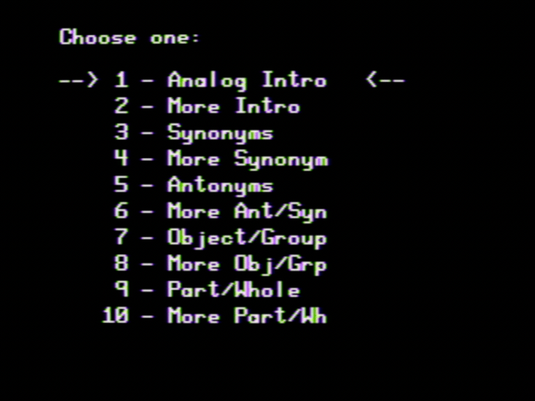 Analogies Tutorial screenshot 2 of 4