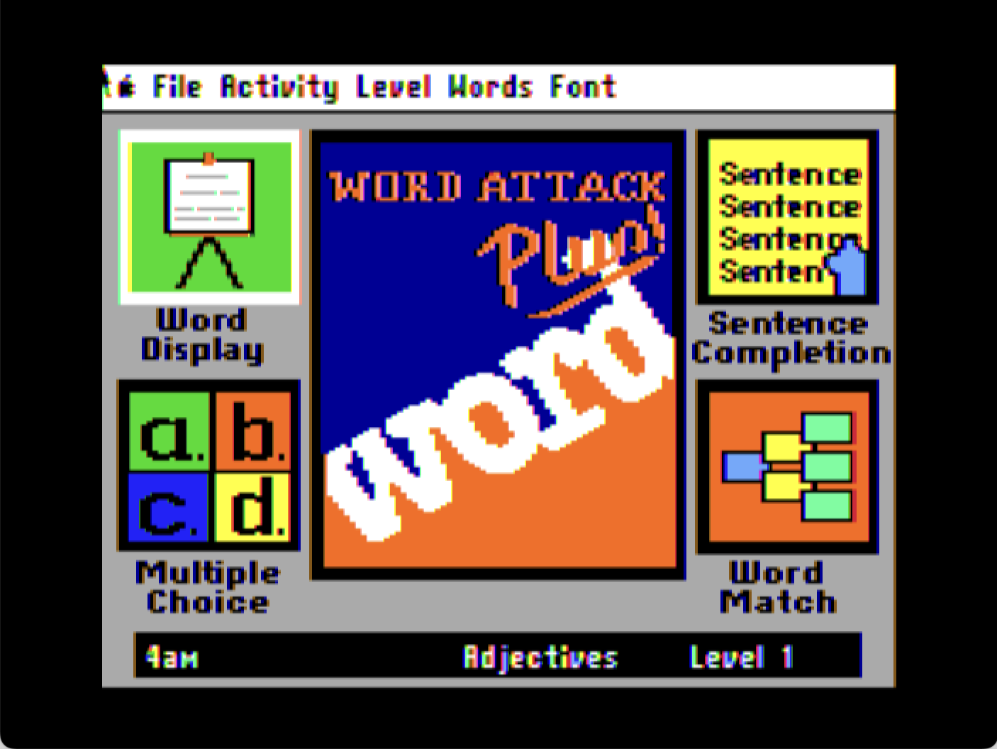 Word Attack Plus! screenshot 1 of 4