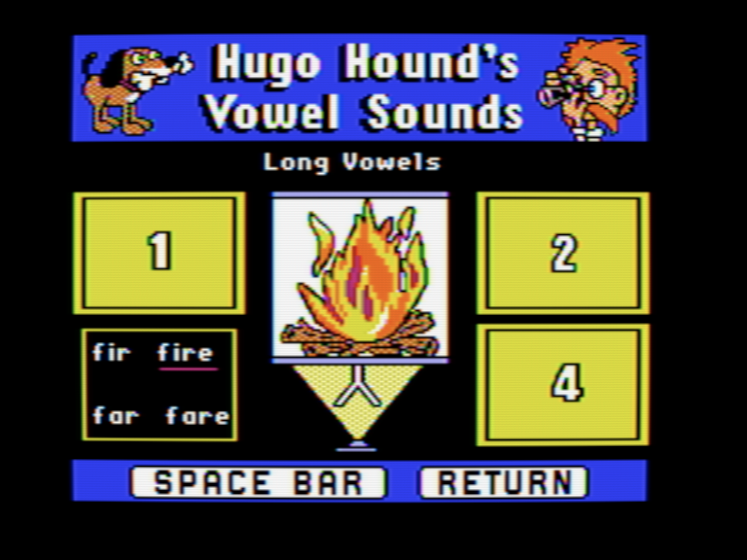 Hugo Hound's Vowel Sounds: Long Vowels screenshot 2 of 4