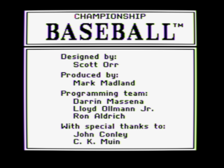 Championship Baseball screenshot 2 of 4