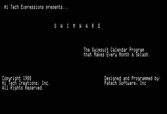 Swimware screenshot 1 of 3