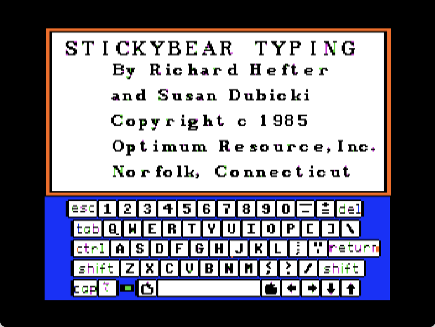 Stickybear Typing screenshot 1 of 3