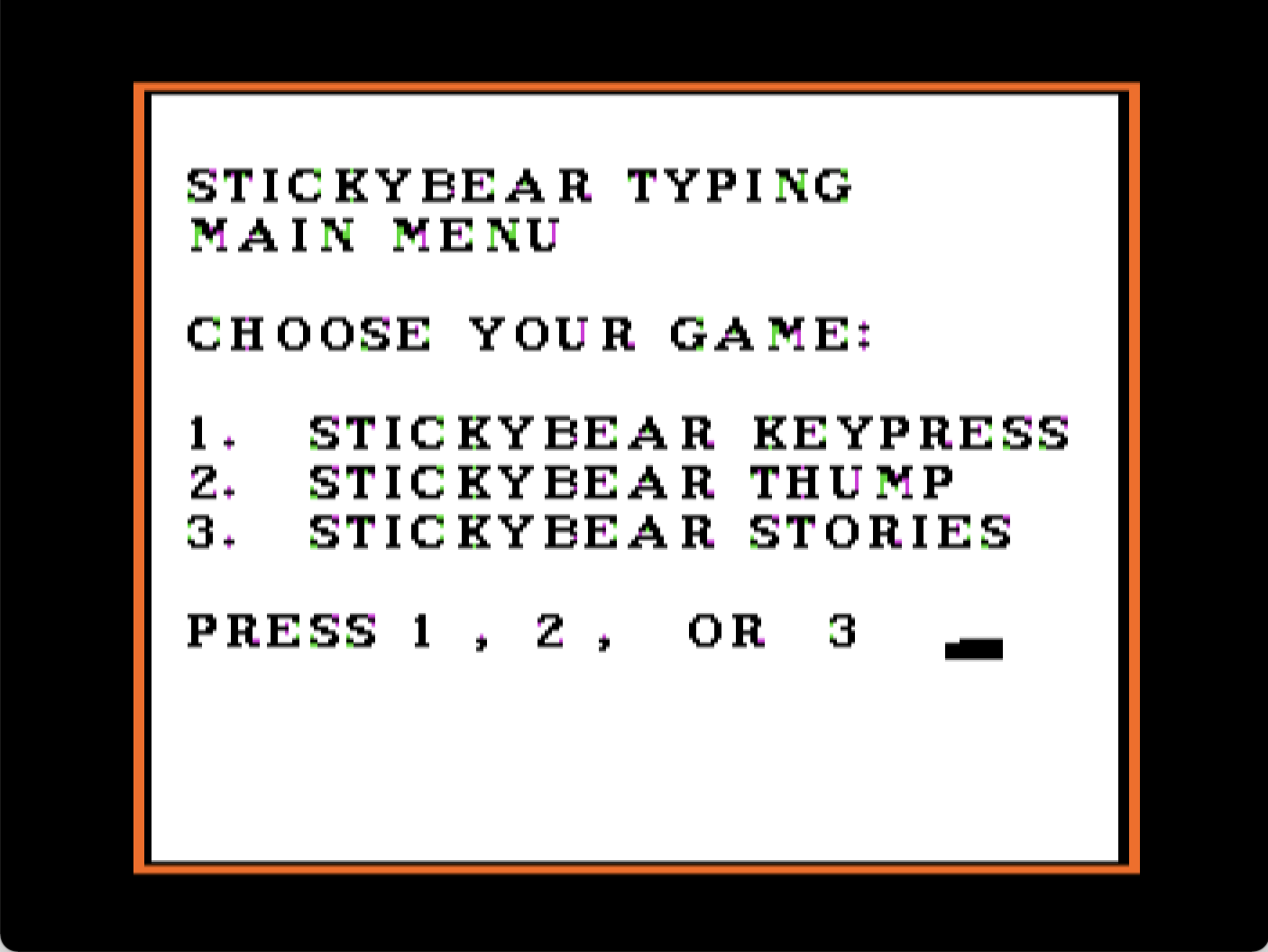 Stickybear Typing screenshot 2 of 3