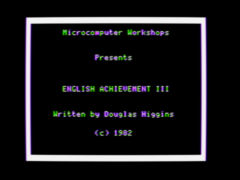 English Achievement III screenshot 1 of 4
