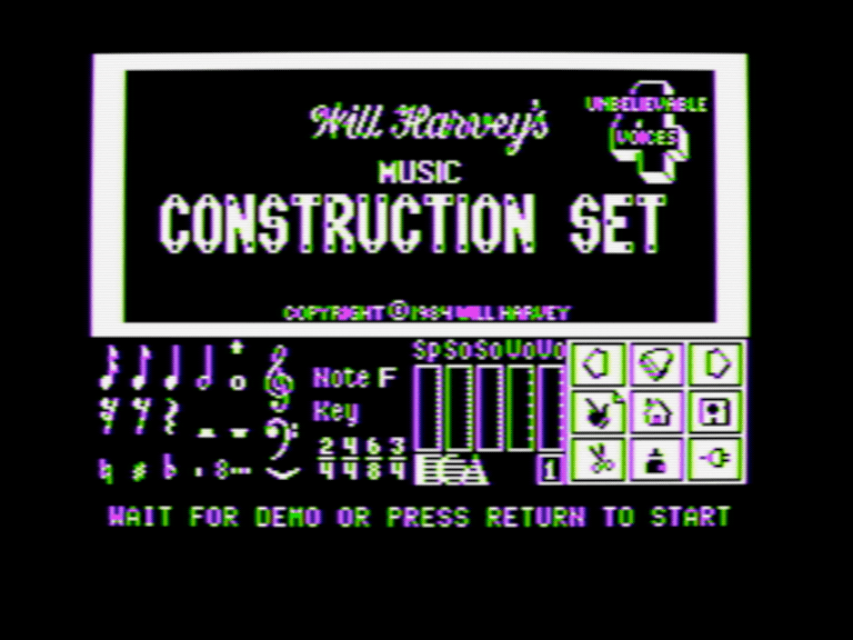 Music Construction Set screenshot 1 of 4