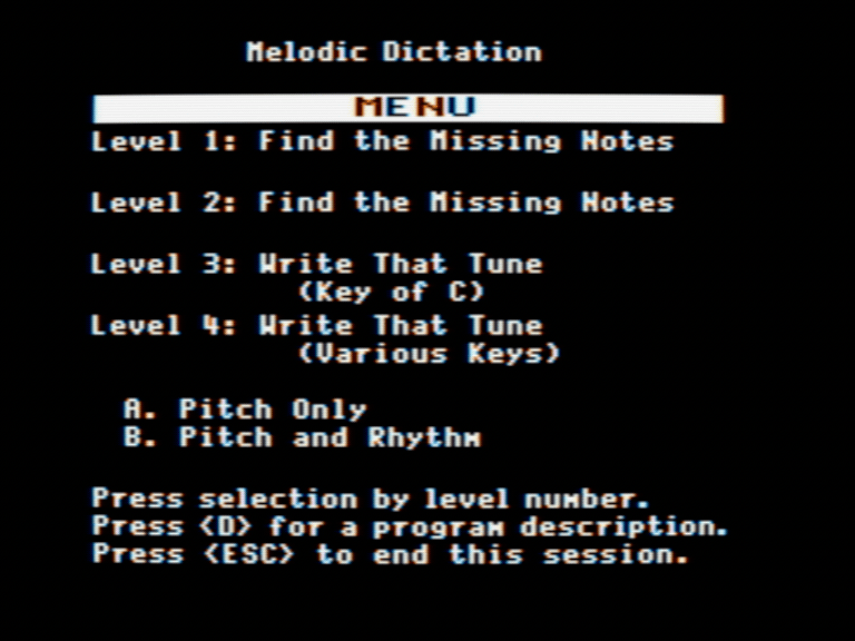 Melodic Dictation: Beginning Level screenshot 2 of 3