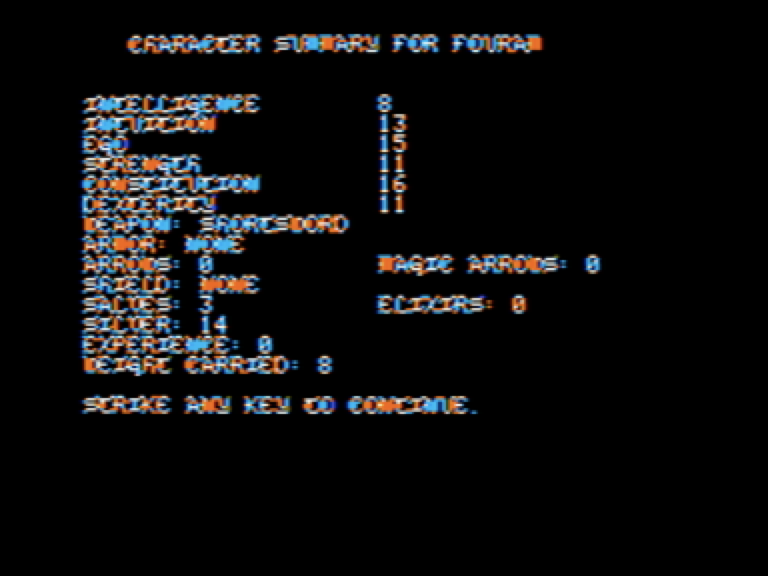 Dunjonquest: The Temple of Apshai screenshot 3 of 4