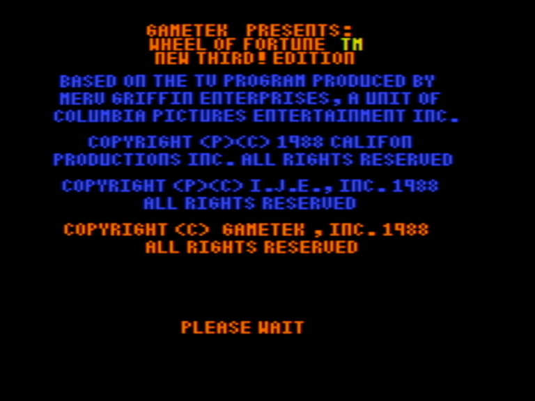 Wheel of Fortune Third Edition screenshot 2 of 4