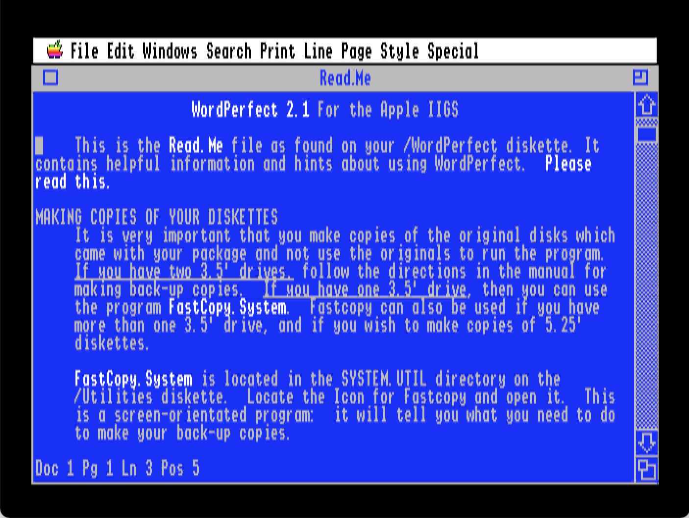 WordPerfect screenshot 2 of 3