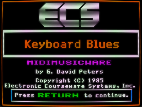 Keyboard Blues screenshot 1 of 3