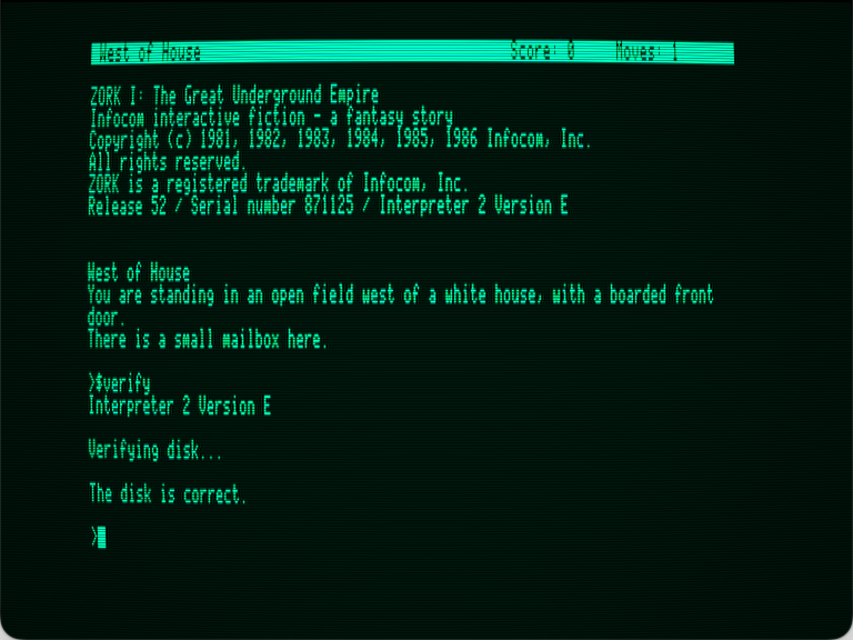 Zork I: The Great Underground Empire screenshot 2 of 3