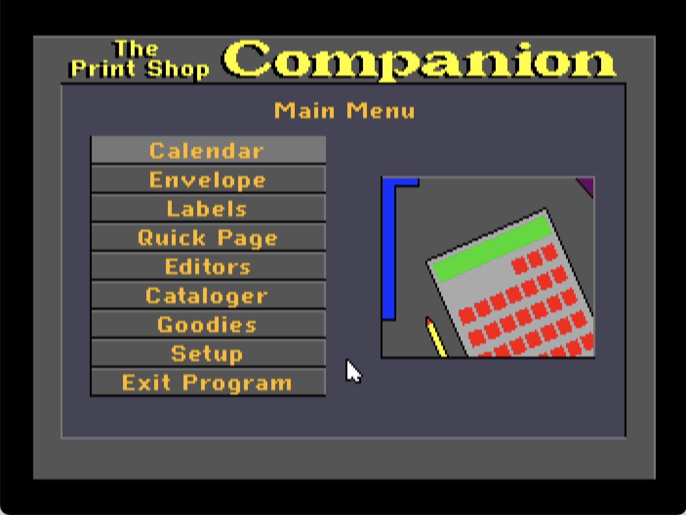 The Print Shop Companion IIgs screenshot 2 of 3