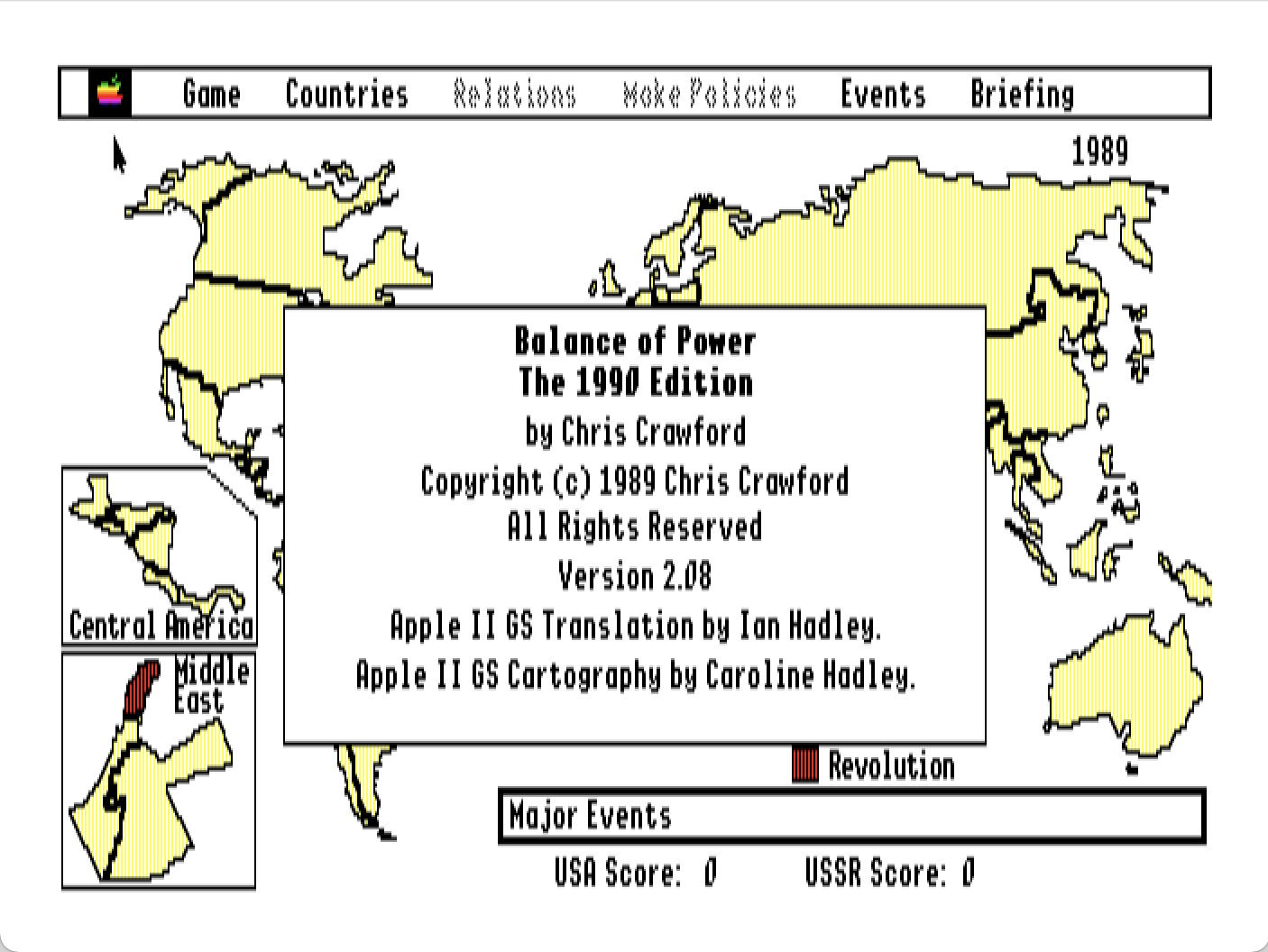 Balance of Power: The 1990 Edition screenshot 4 of 4