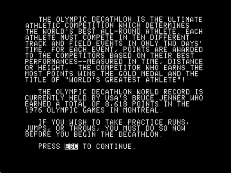 Olympic Decathlon screenshot 3 of 5