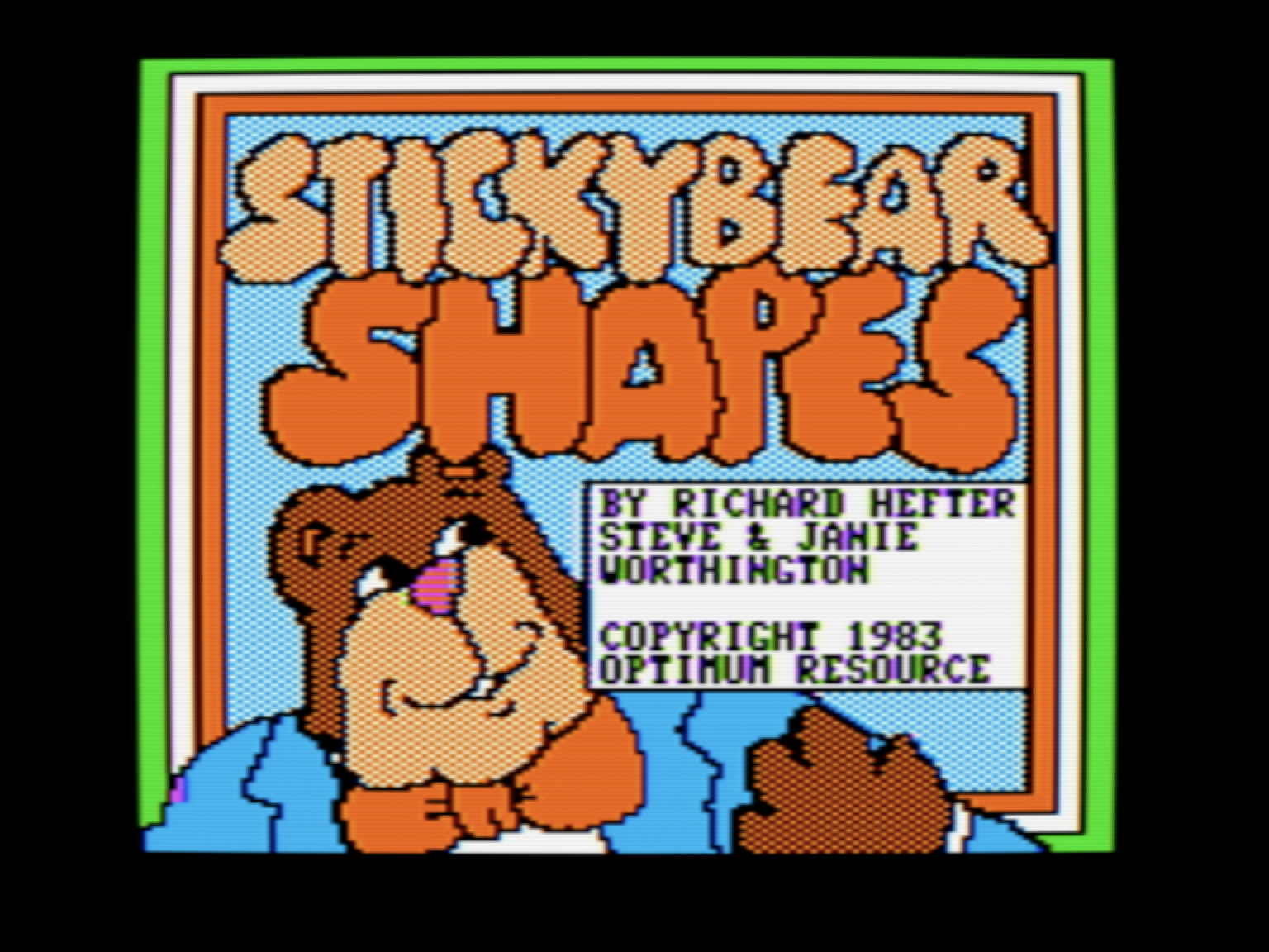 Stickybear Shapes screenshot 1 of 4