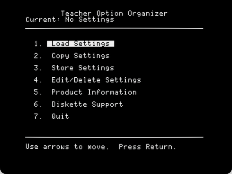 Teacher Option Organizer screenshot 2 of 4