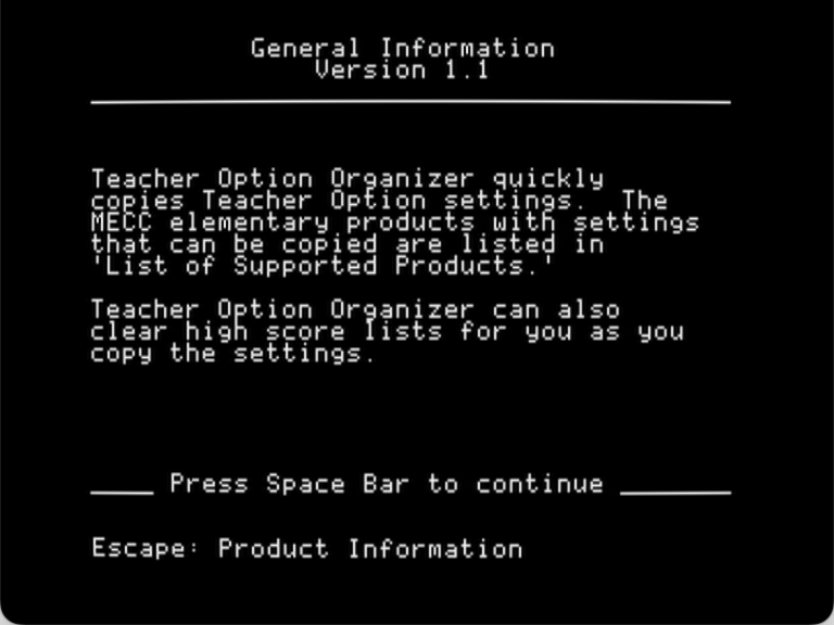 Teacher Option Organizer screenshot 3 of 4