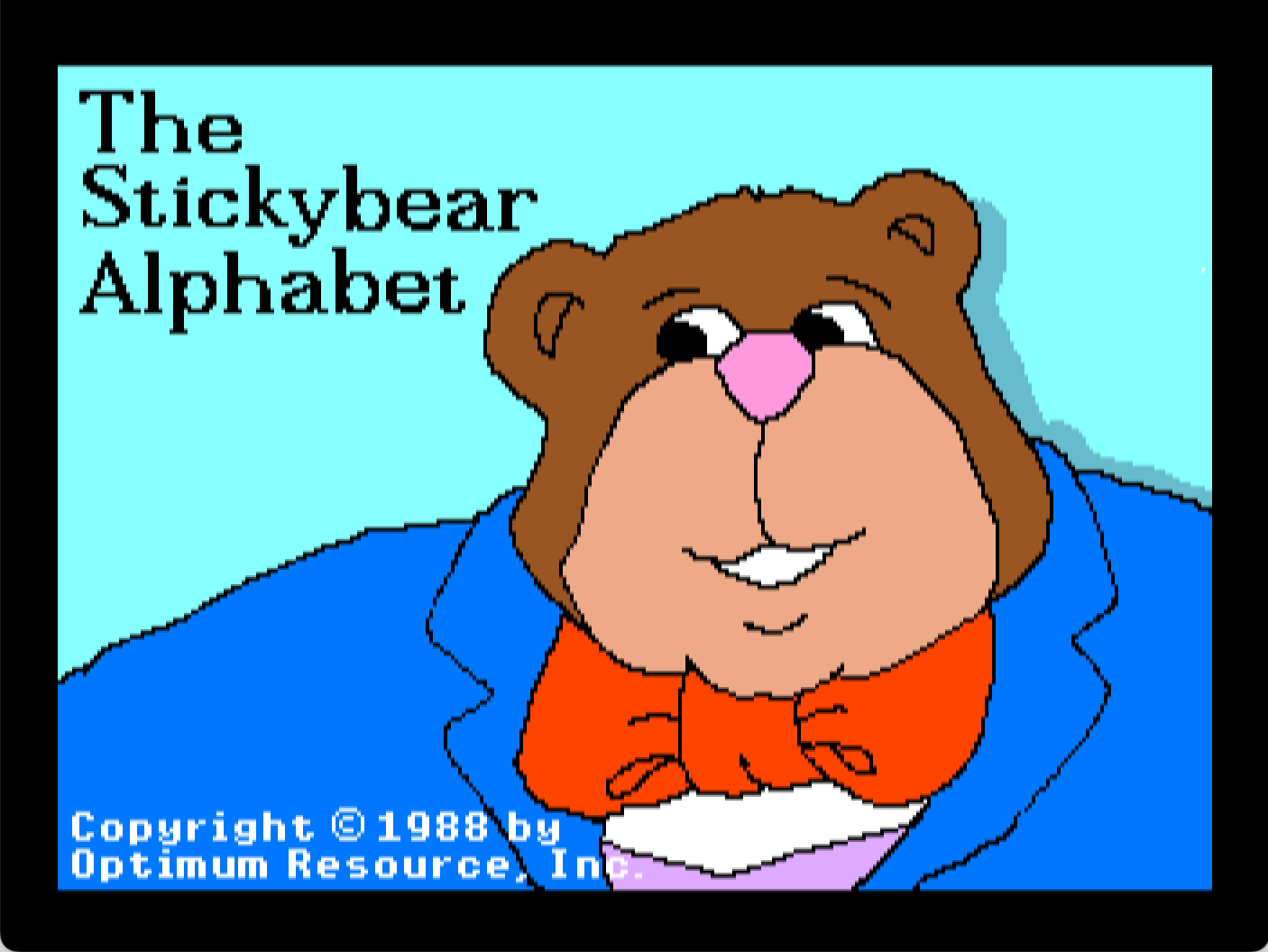 The New Talking Stickybear Alphabet screenshot 1 of 3