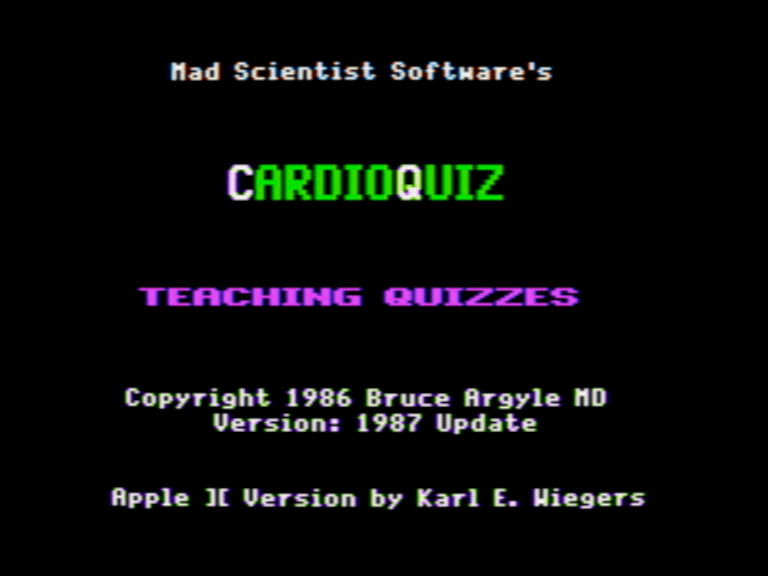 CardioQuiz screenshot 1 of 4