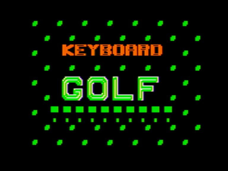 Keyboard Golf screenshot 1 of 3