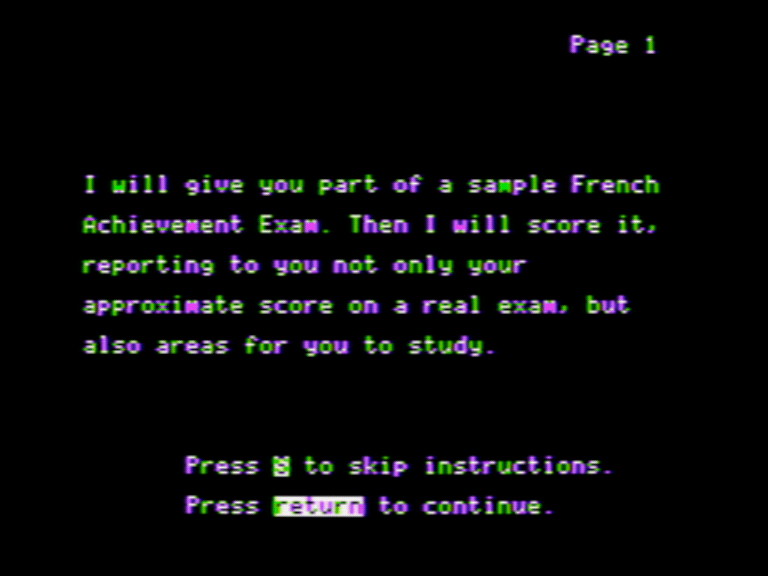 French Achievement III: Grammar screenshot 3 of 4