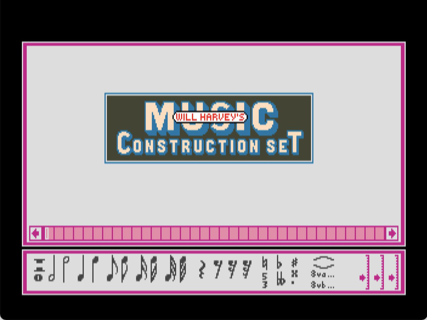 Music Construction Set screenshot 1 of 5