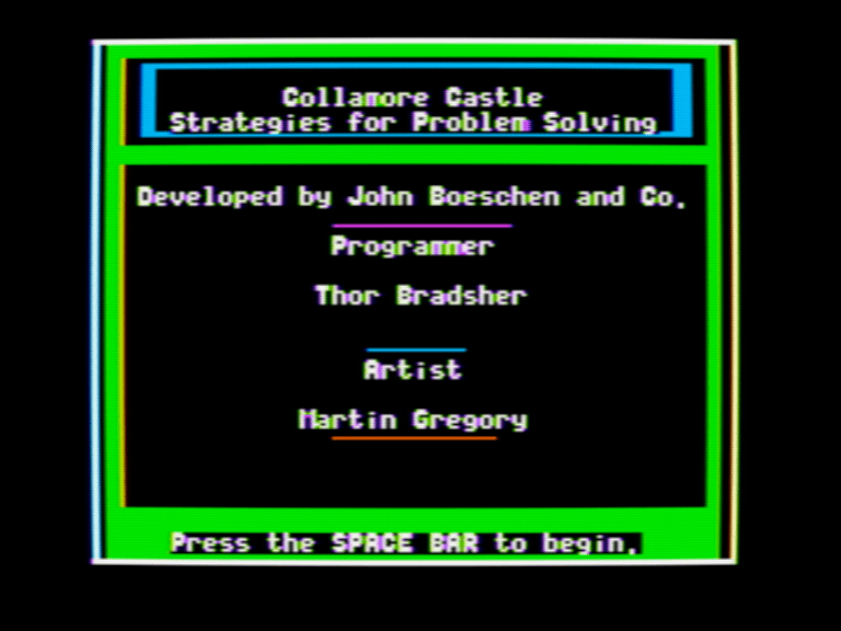 Collamore Castle: Strategies for Problem Solving Level 1 screenshot 2 of 4