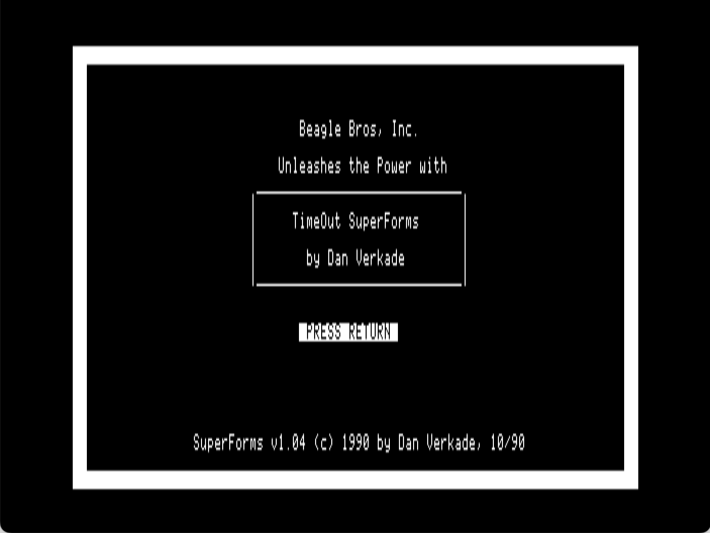TimeOut SuperForms
