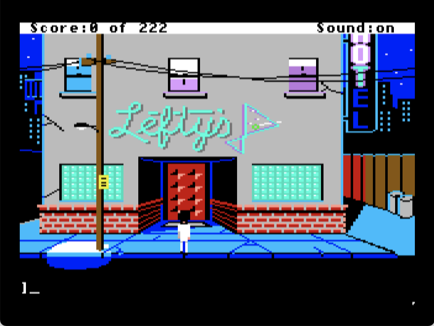 Leisure Suit Larry in the Land of the Lounge Lizards screenshot 2 of 3