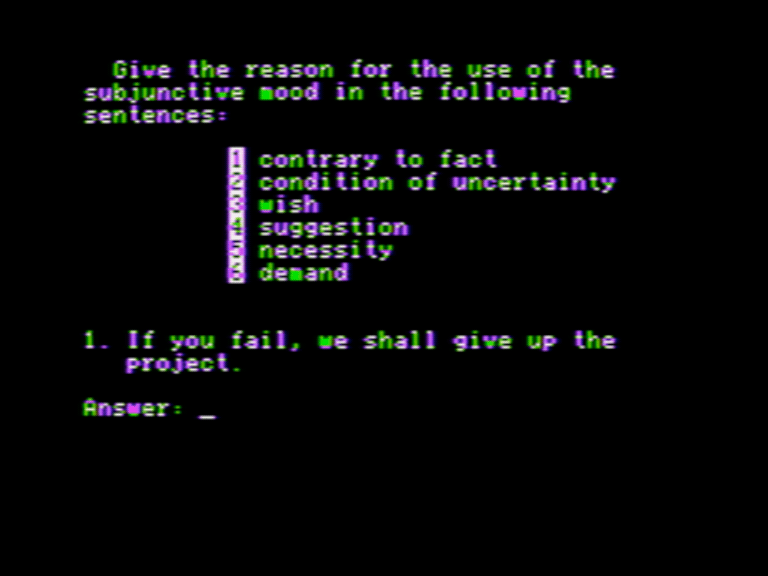 Verbs: Voice and Mood screenshot 3 of 3