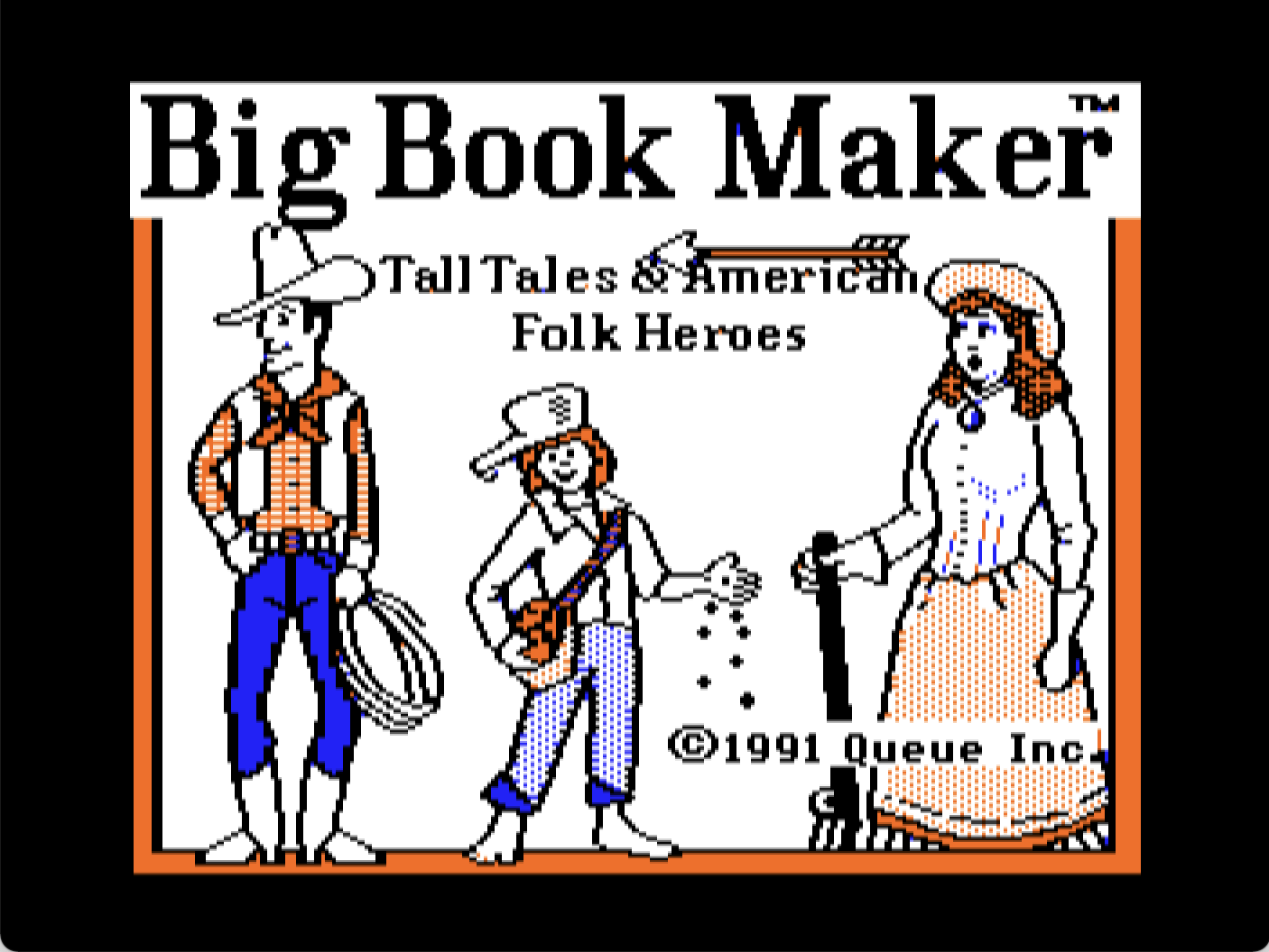 Big Book Maker: Tall Tales & American Folk Heroes screenshot 1 of 4