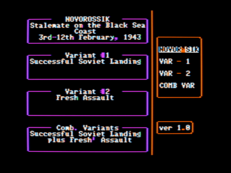 Battlefront Scenario Disk Four: Novorossik screenshot 1 of 3