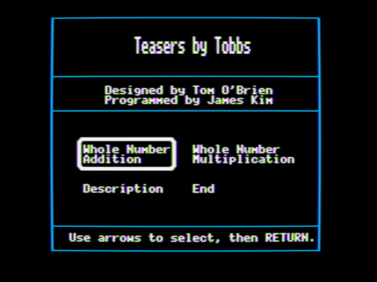Teasers by Tobbs: Whole Numbers screenshot 1 of 3