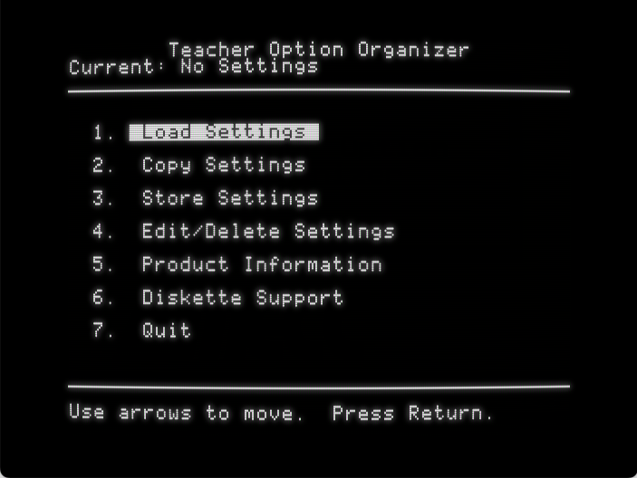 Teacher Option Organizer screenshot 2 of 4