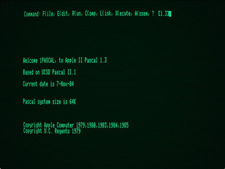 Apple Pascal screenshot 1 of 6