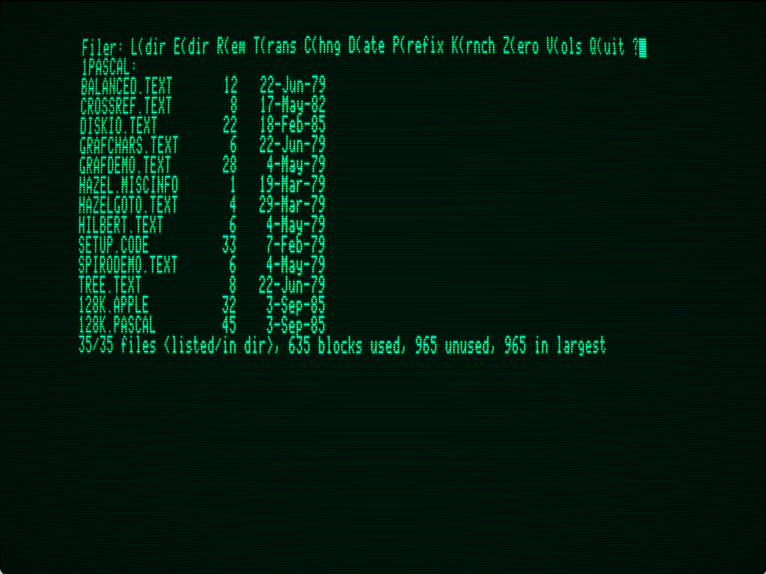 Apple Pascal screenshot 4 of 6