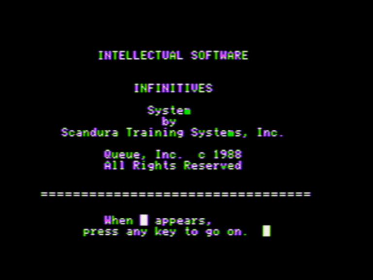 Infinitives screenshot 1 of 3