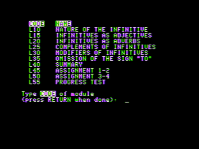 Infinitives screenshot 2 of 3