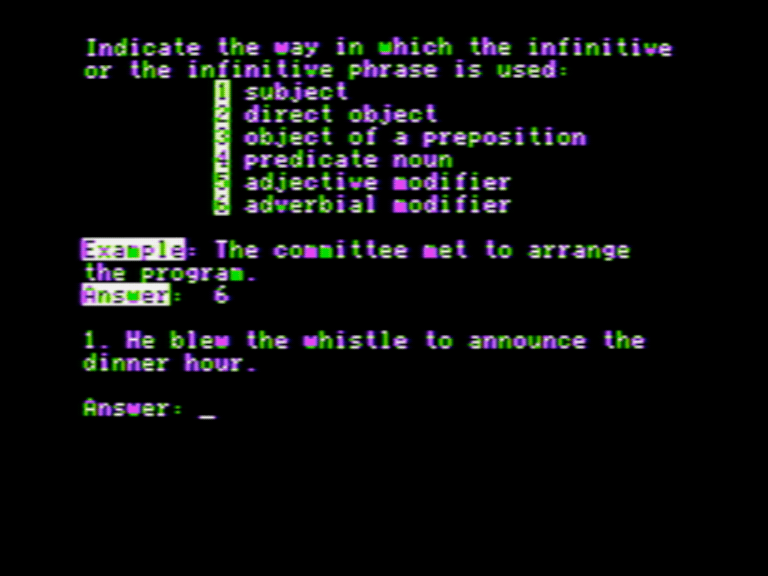 Infinitives screenshot 3 of 3
